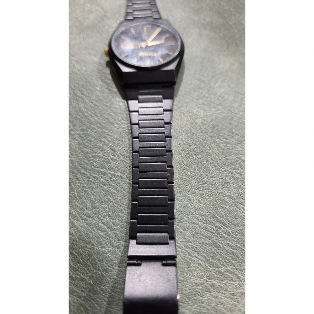 Citizen Quartz CQ Black PVD Mens Watch - 35-8479 Model GN-4W-S NEEDS BATTERY